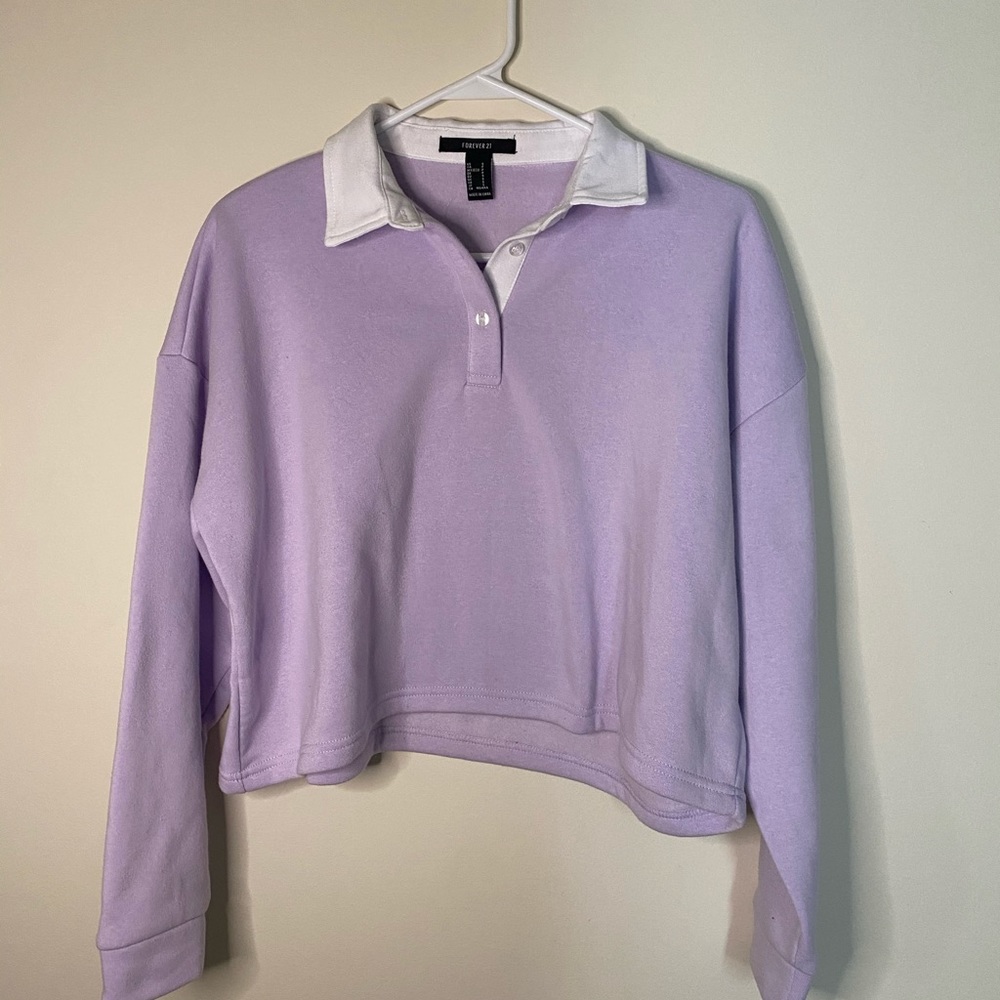 Collar crop top